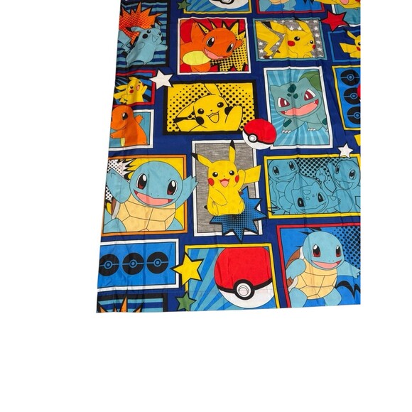 Pokemon Kids Room 2 Window Curtains Drapes Set Each Panel 40X65 - Picture 3 of 11